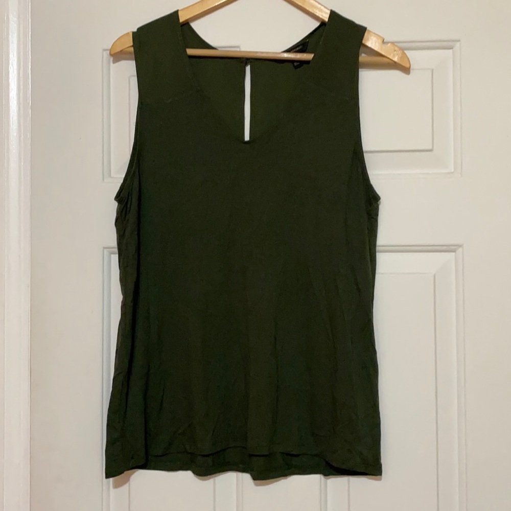 Banana republic Olive green V-neck tank